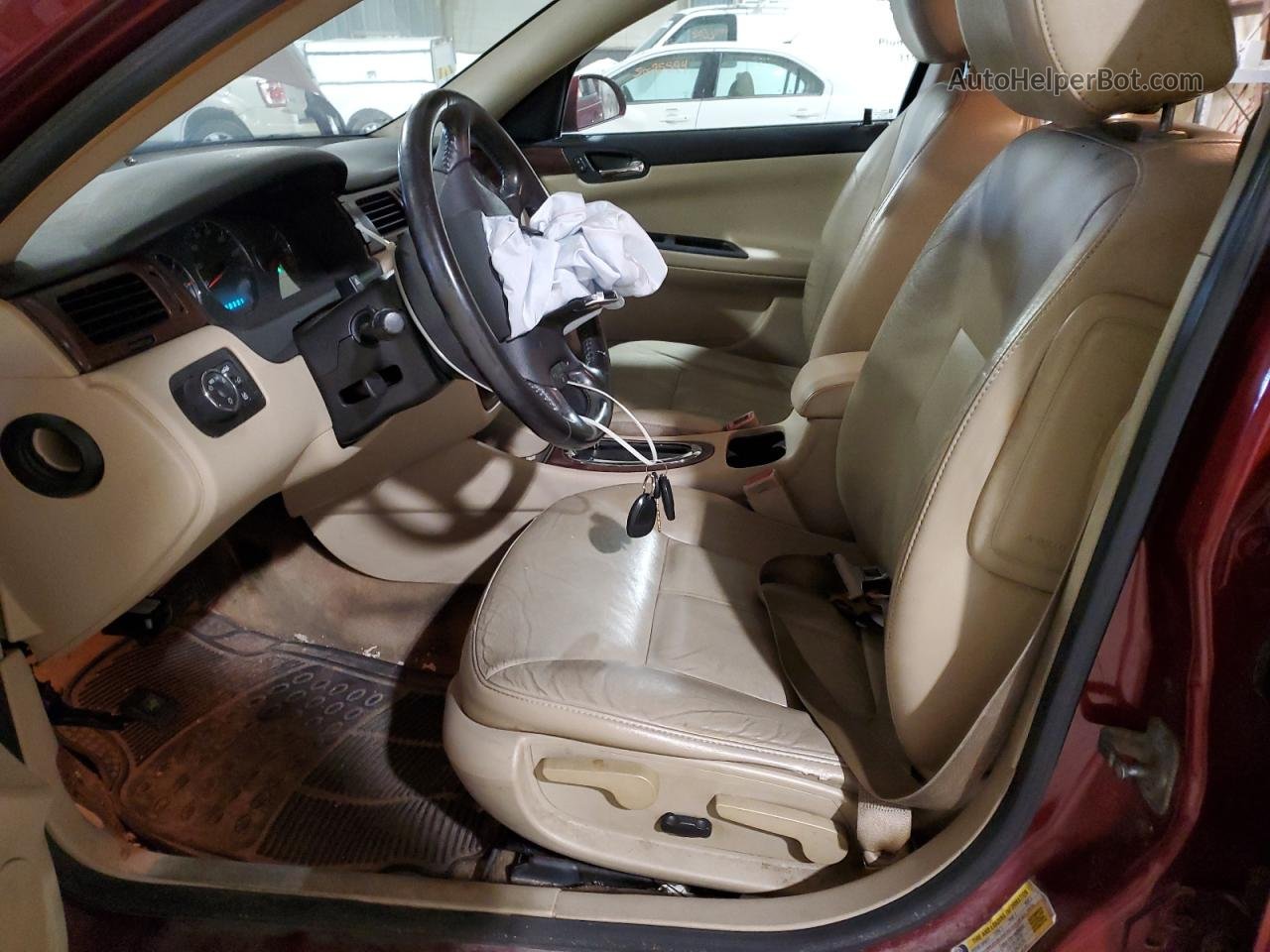 2009 Chevrolet Impala 1lt Бордовый vin: 2G1WT57K891176228