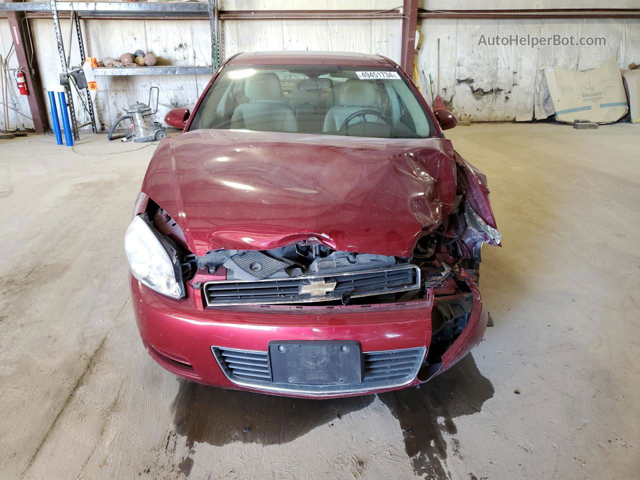 2009 Chevrolet Impala 1lt Burgundy vin: 2G1WT57K891176228