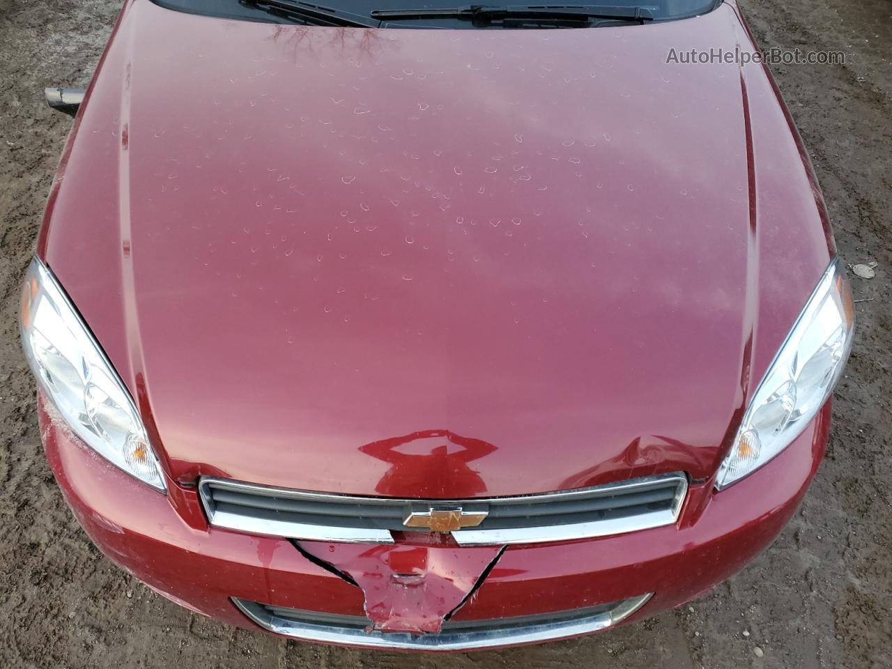 2009 Chevrolet Impala 1lt Red vin: 2G1WT57K891207008