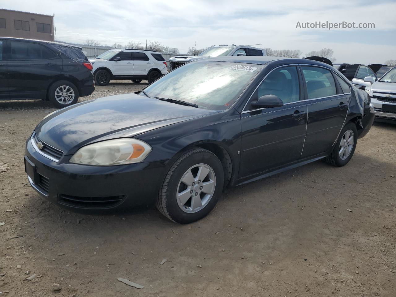 2009 Chevrolet Impala 1lt Black vin: 2G1WT57K891210507