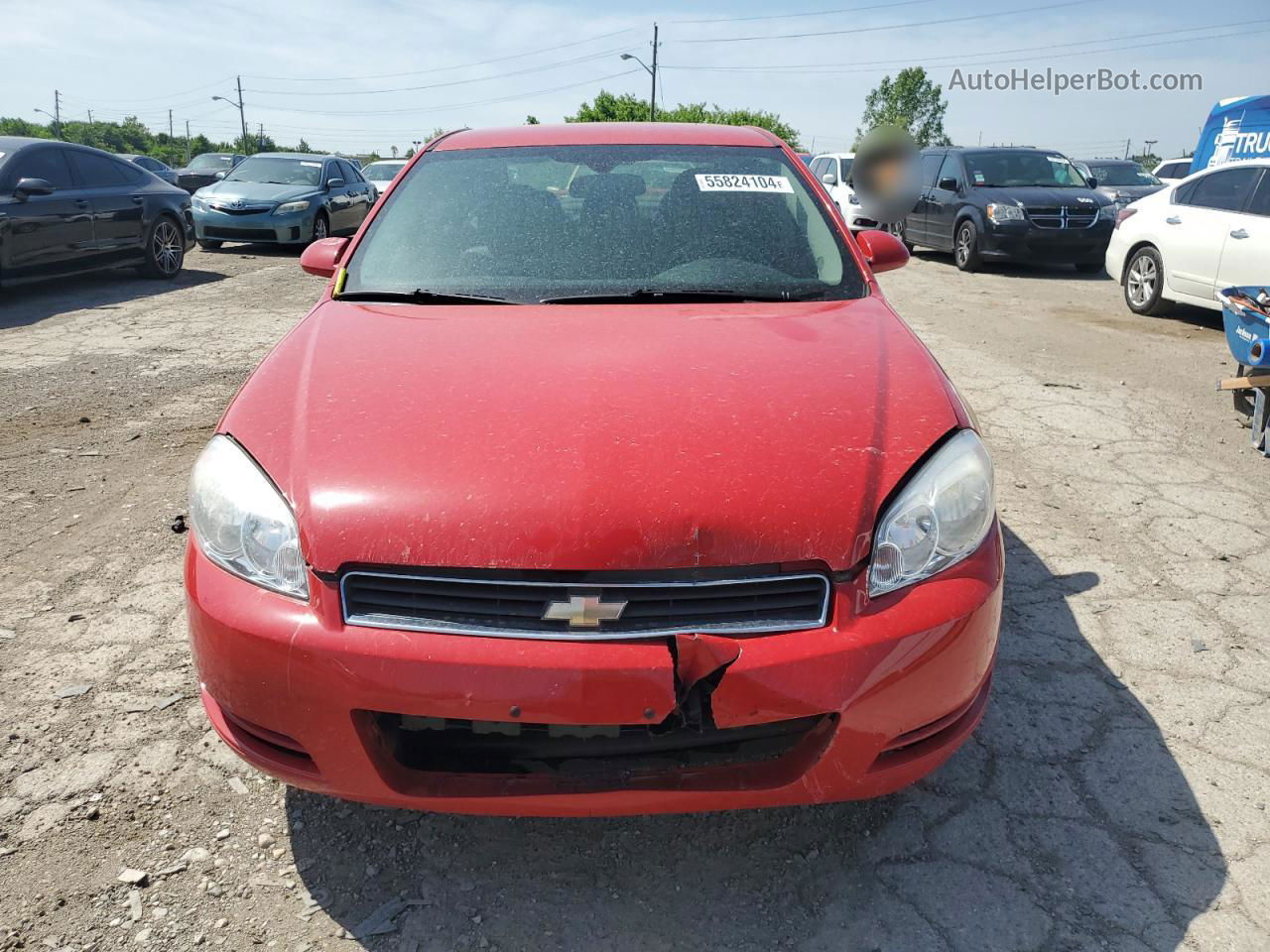 2009 Chevrolet Impala 1lt Red vin: 2G1WT57K891216212