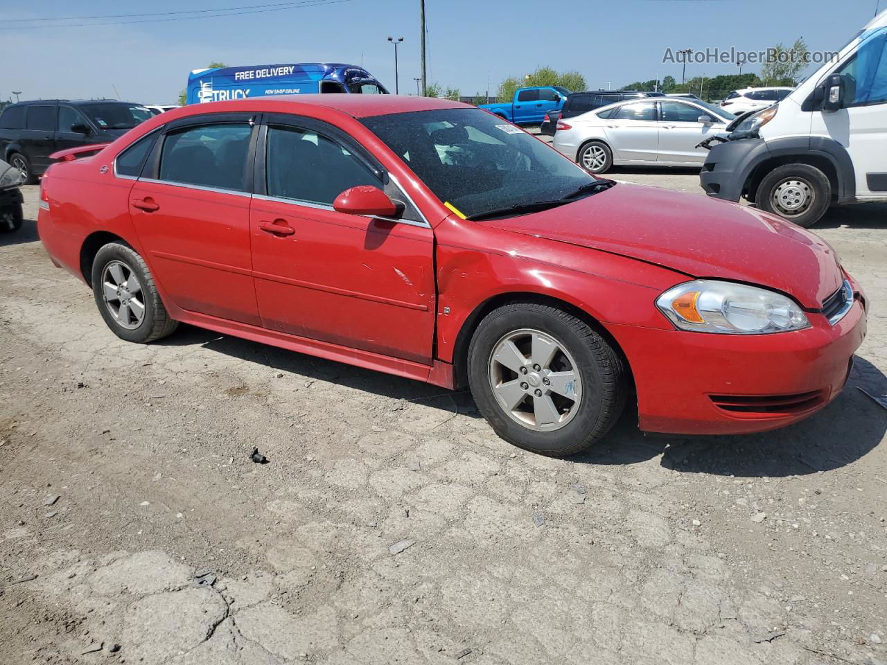 2009 Chevrolet Impala 1lt Red vin: 2G1WT57K891216212