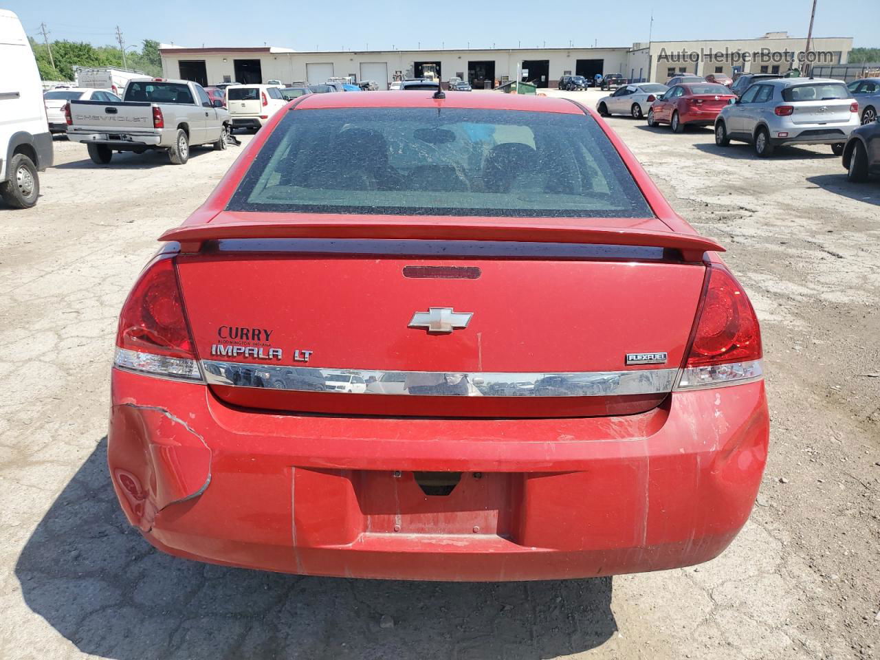 2009 Chevrolet Impala 1lt Red vin: 2G1WT57K891216212