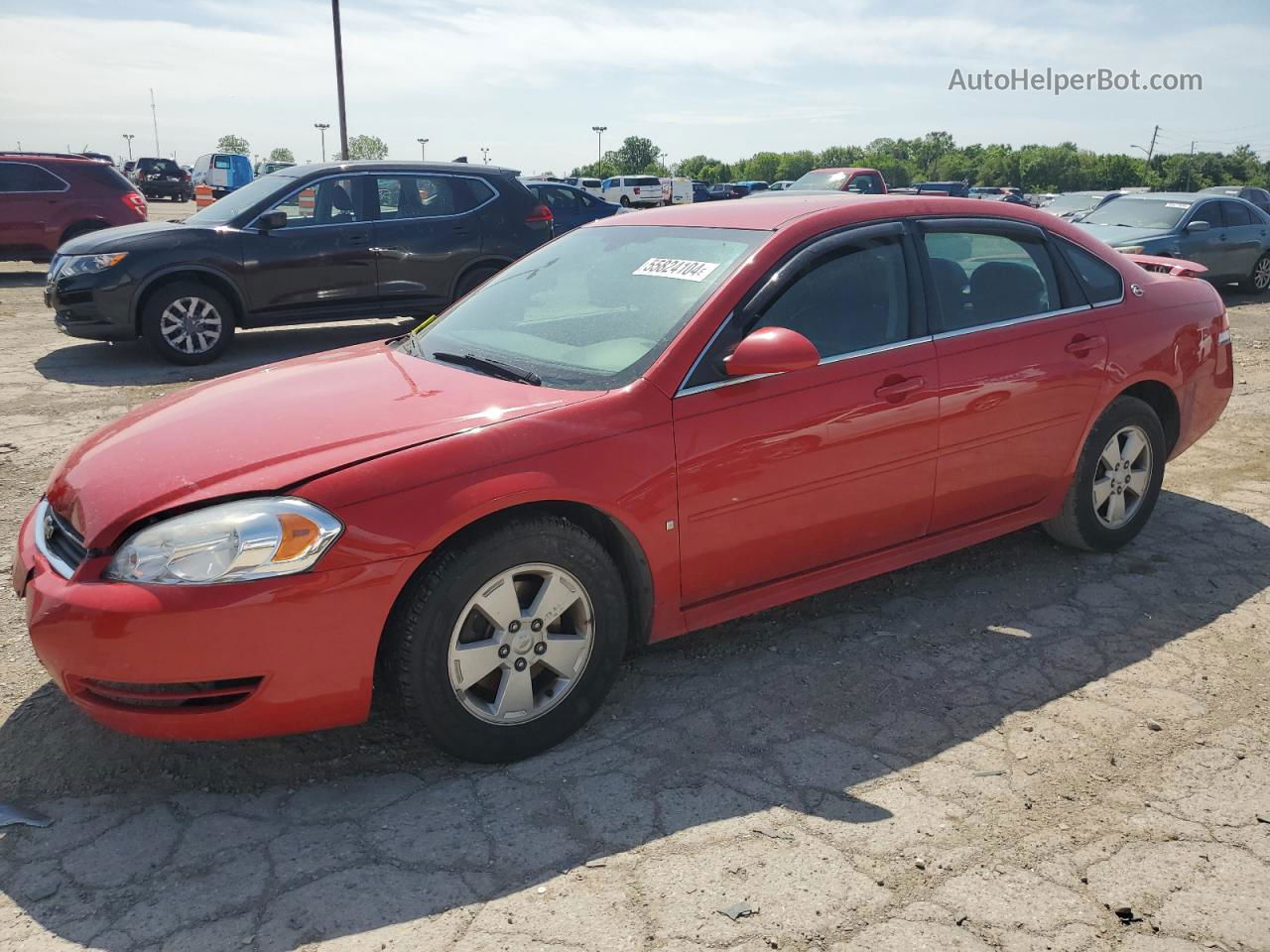 2009 Chevrolet Impala 1lt Red vin: 2G1WT57K891216212