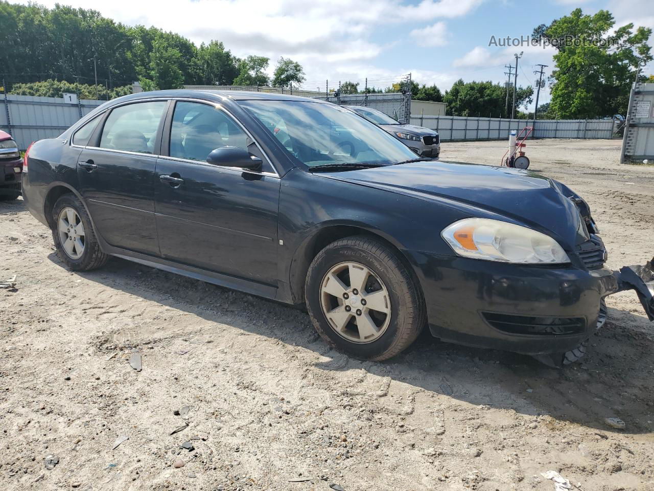 2009 Chevrolet Impala 1lt Black vin: 2G1WT57K891287314