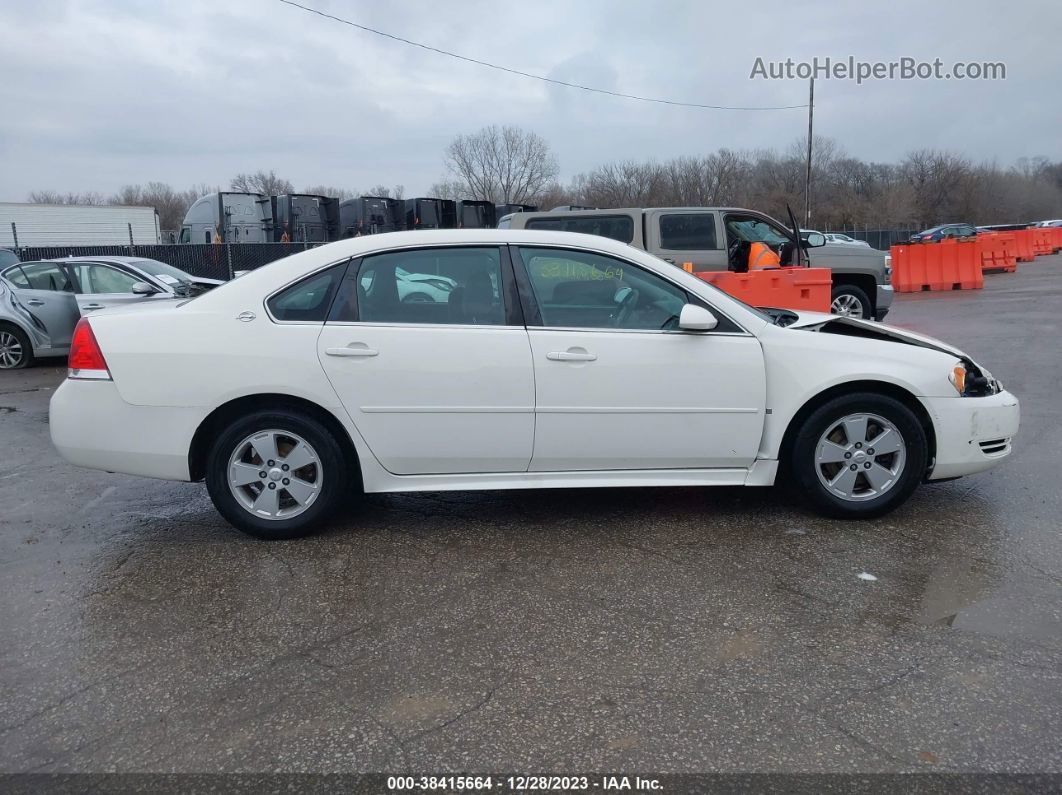 2009 Chevrolet Impala Lt White vin: 2G1WT57K891293114