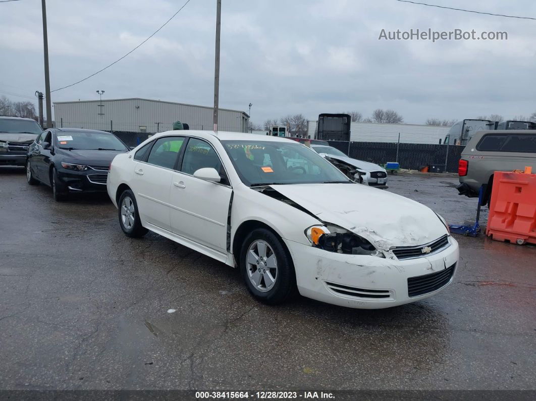 2009 Chevrolet Impala Lt White vin: 2G1WT57K891293114