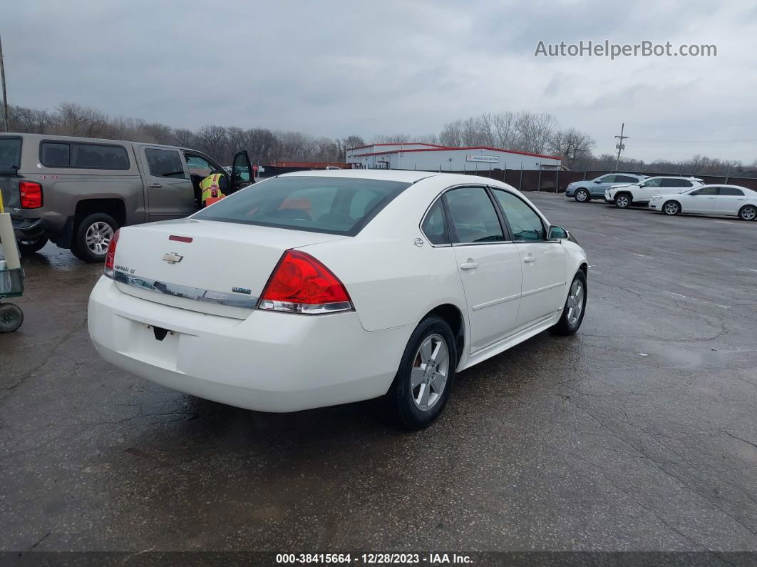 2009 Chevrolet Impala Lt White vin: 2G1WT57K891293114