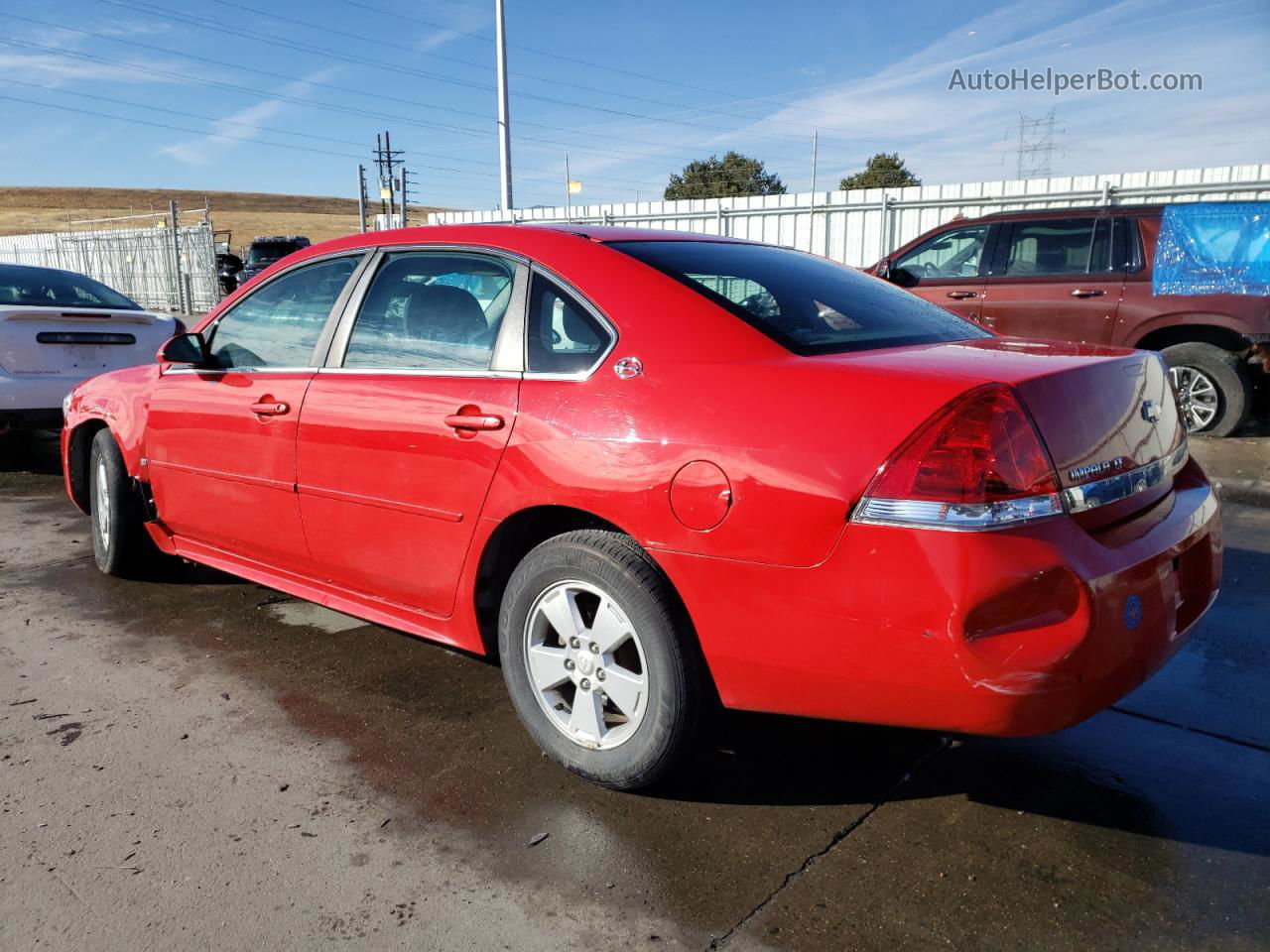 2009 Chevrolet Impala 1lt Red vin: 2G1WT57K891303740