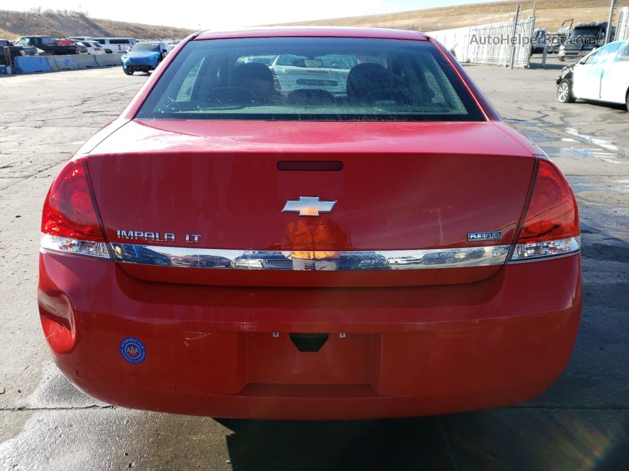 2009 Chevrolet Impala 1lt Red vin: 2G1WT57K891303740