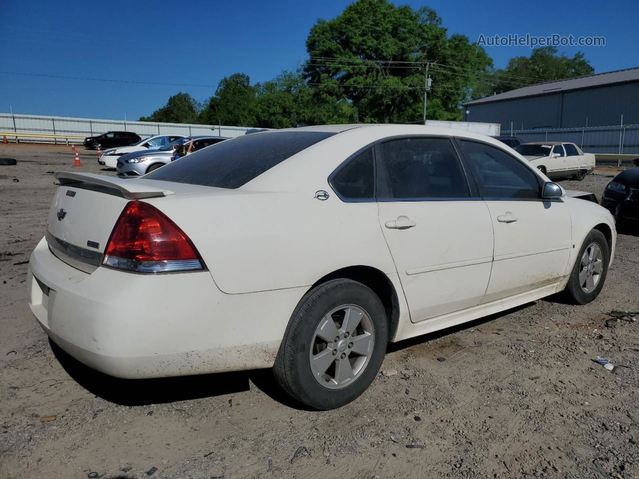 2009 Chevrolet Impala 1lt Белый vin: 2G1WT57K991104082