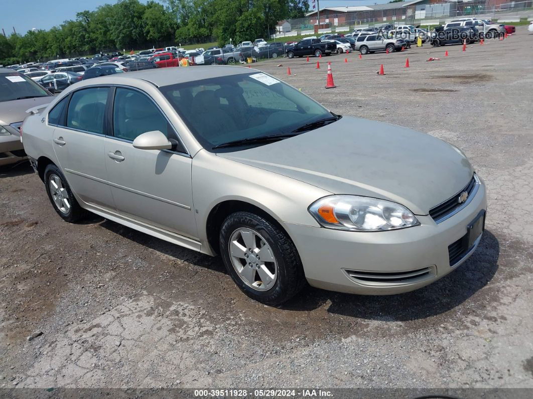 2009 Chevrolet Impala Lt Beige vin: 2G1WT57K991157154