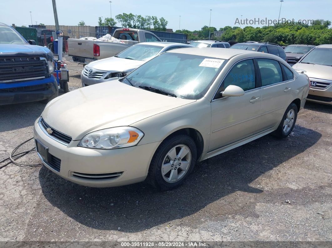 2009 Chevrolet Impala Lt Beige vin: 2G1WT57K991157154