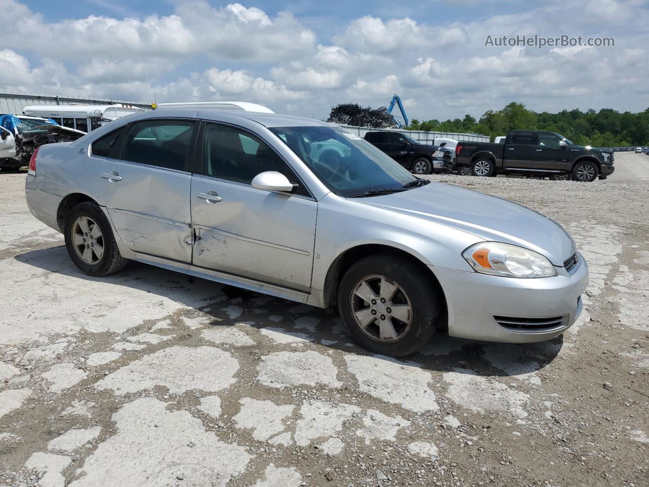 2009 Chevrolet Impala 1lt Серебряный vin: 2G1WT57K991167649