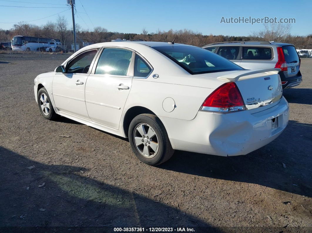 2009 Chevrolet Impala Lt White vin: 2G1WT57K991173757