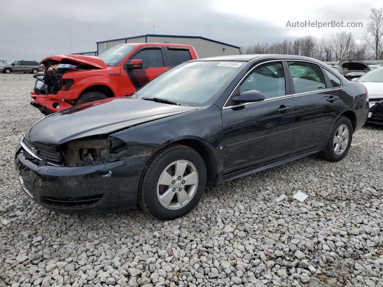 2009 Chevrolet Impala 1lt Black vin: 2G1WT57KX91137558