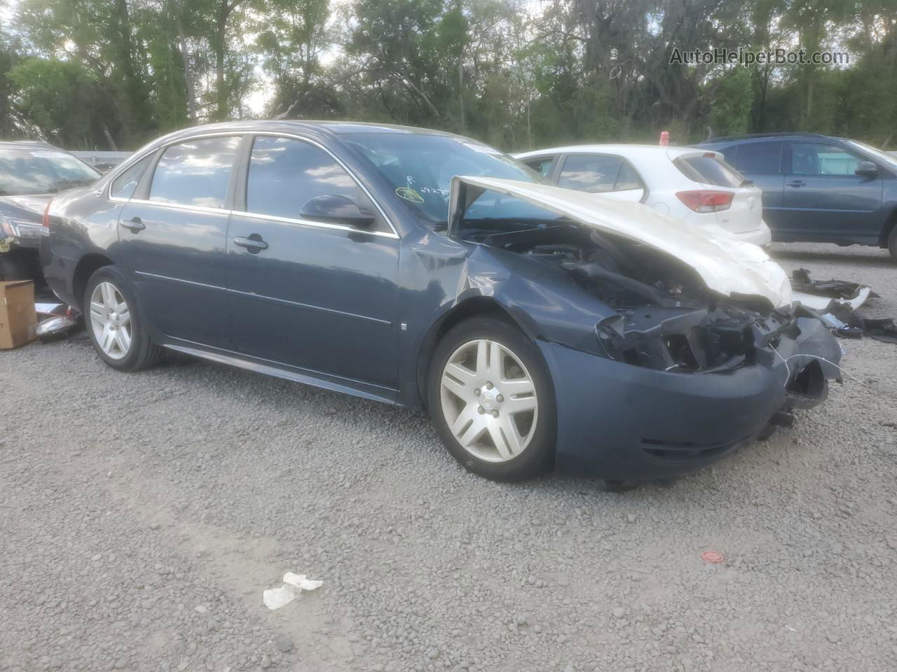 2009 Chevrolet Impala 1lt Gray vin: 2G1WT57N191214988