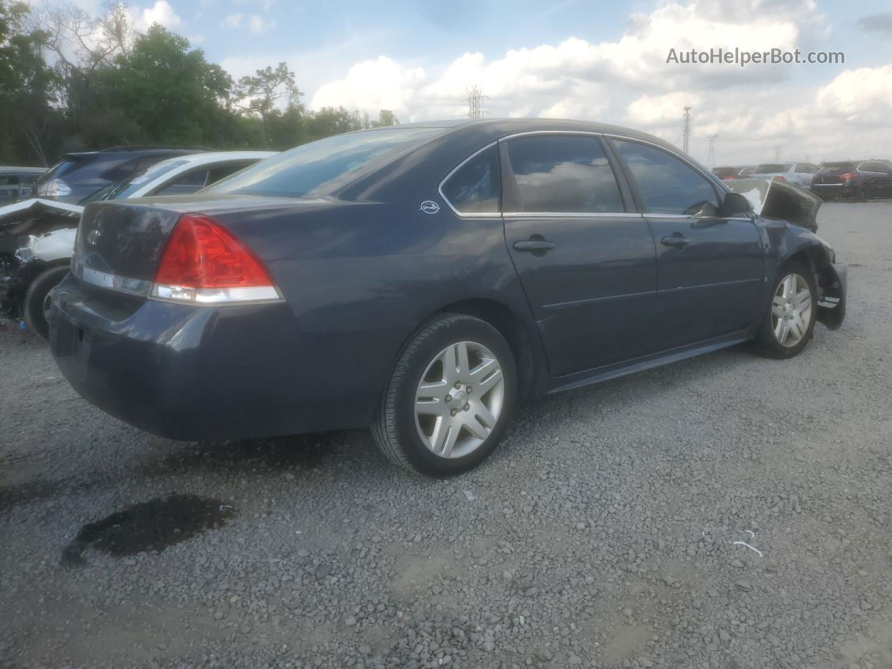 2009 Chevrolet Impala 1lt Серый vin: 2G1WT57N191214988