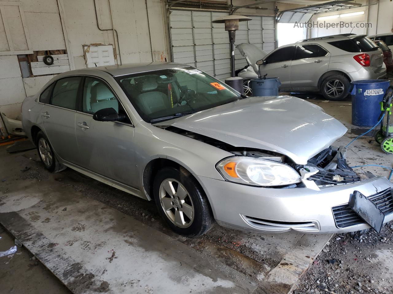 2009 Chevrolet Impala 1lt Silver vin: 2G1WT57N191228986