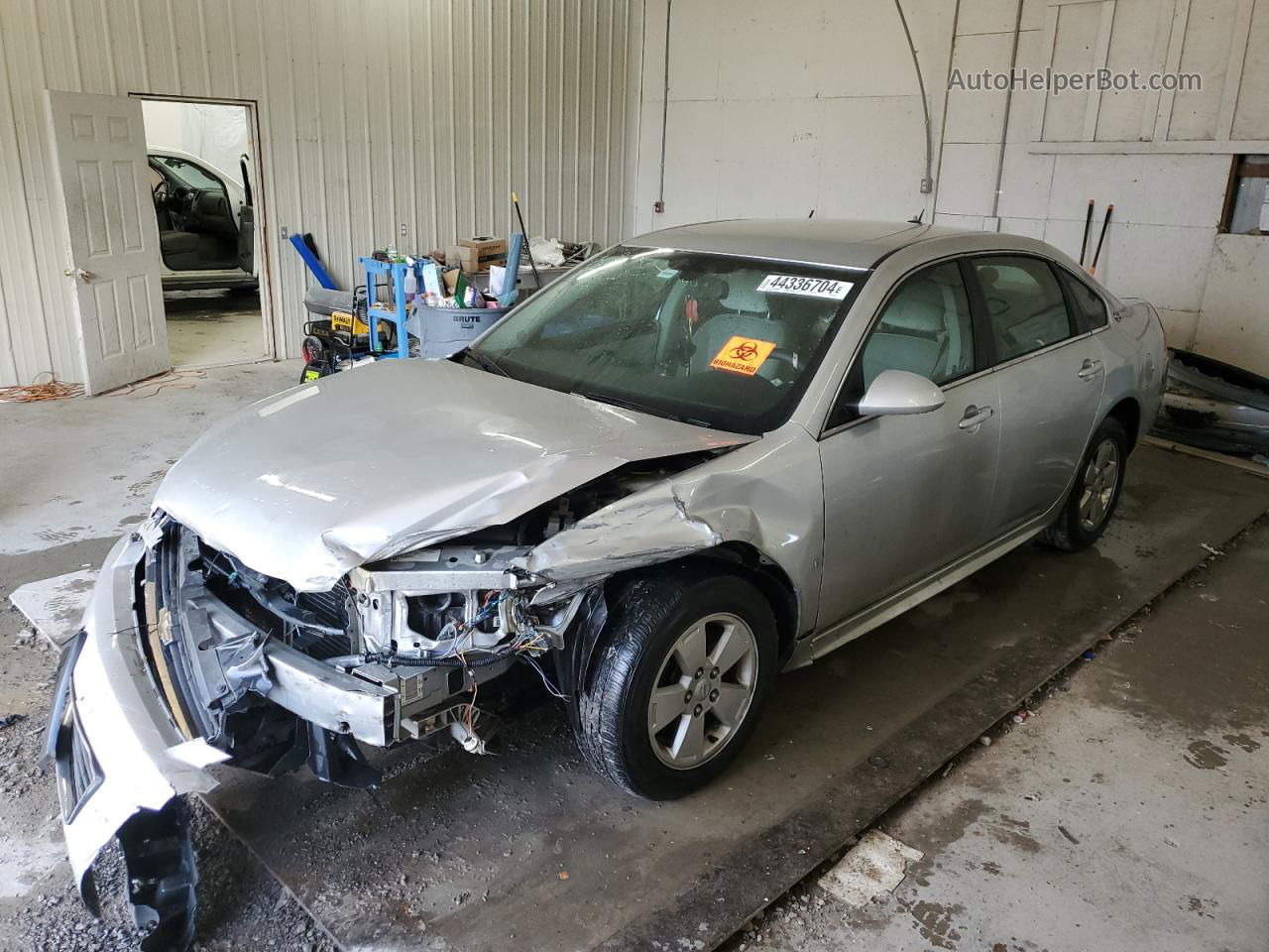 2009 Chevrolet Impala 1lt Silver vin: 2G1WT57N191228986