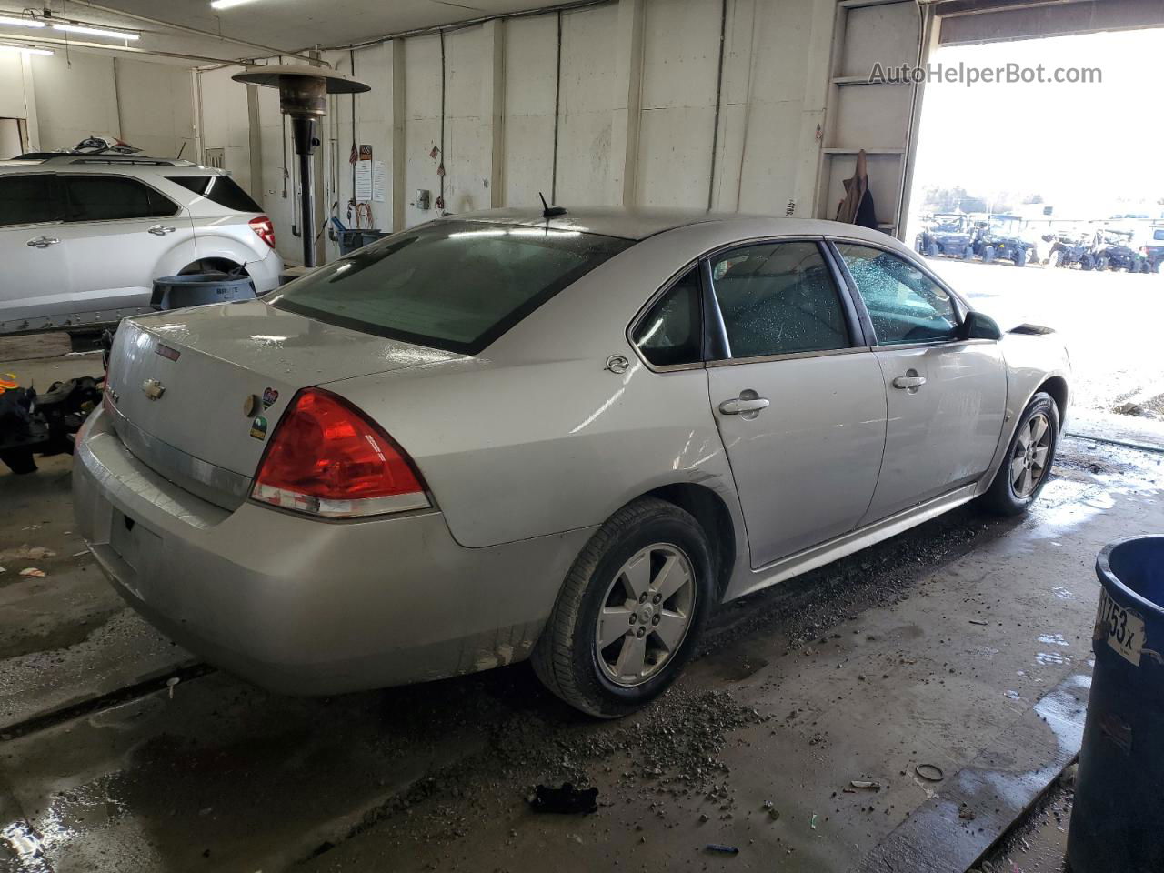 2009 Chevrolet Impala 1lt Silver vin: 2G1WT57N191228986