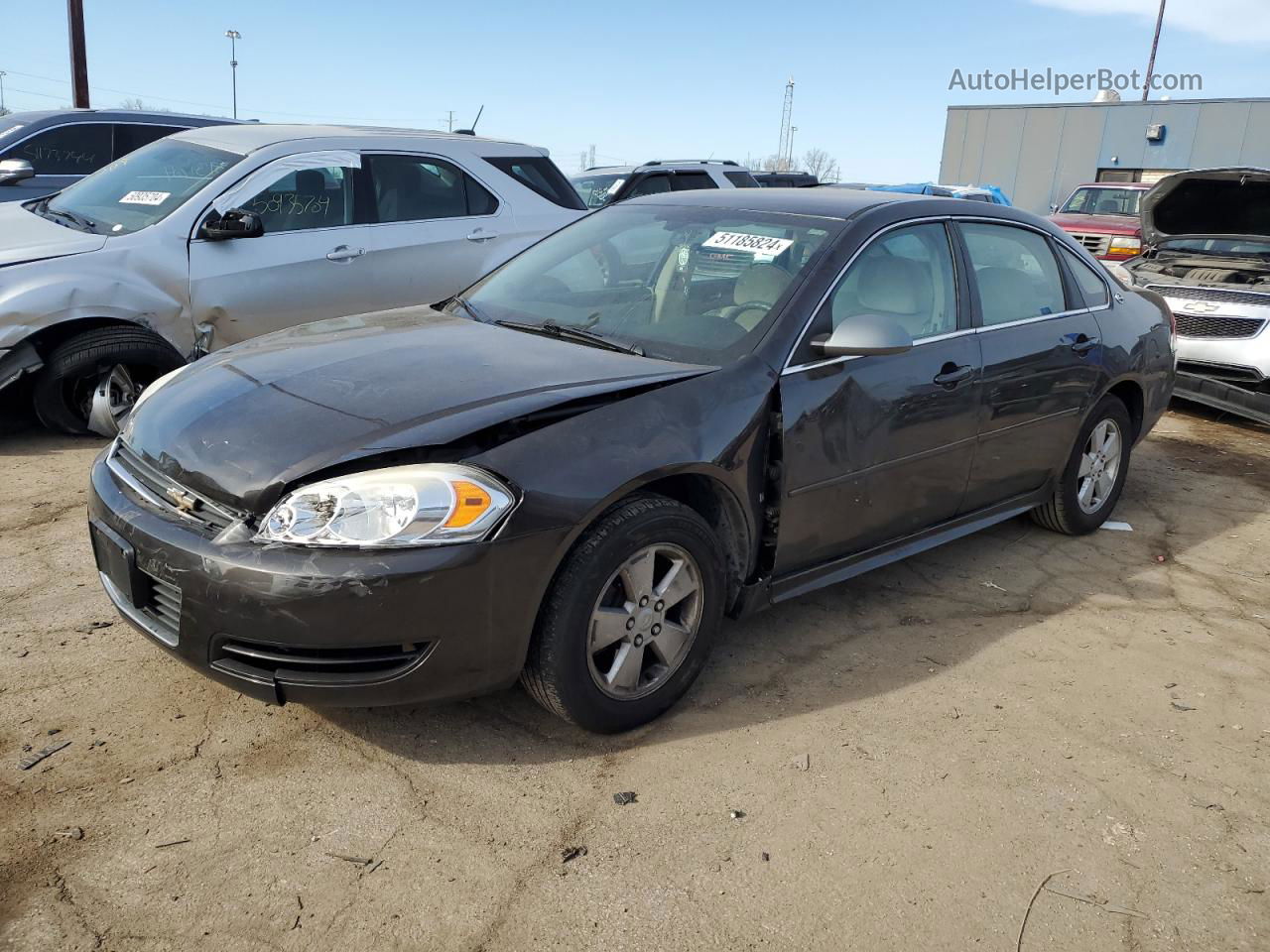 2009 Chevrolet Impala 1lt Black vin: 2G1WT57N191234626