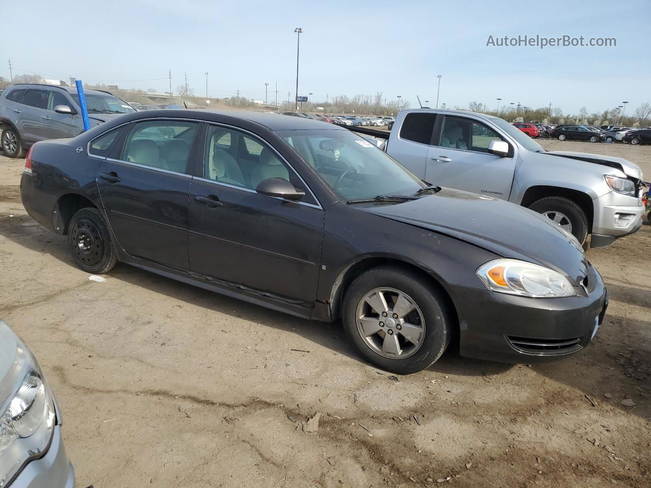 2009 Chevrolet Impala 1lt Black vin: 2G1WT57N191234626