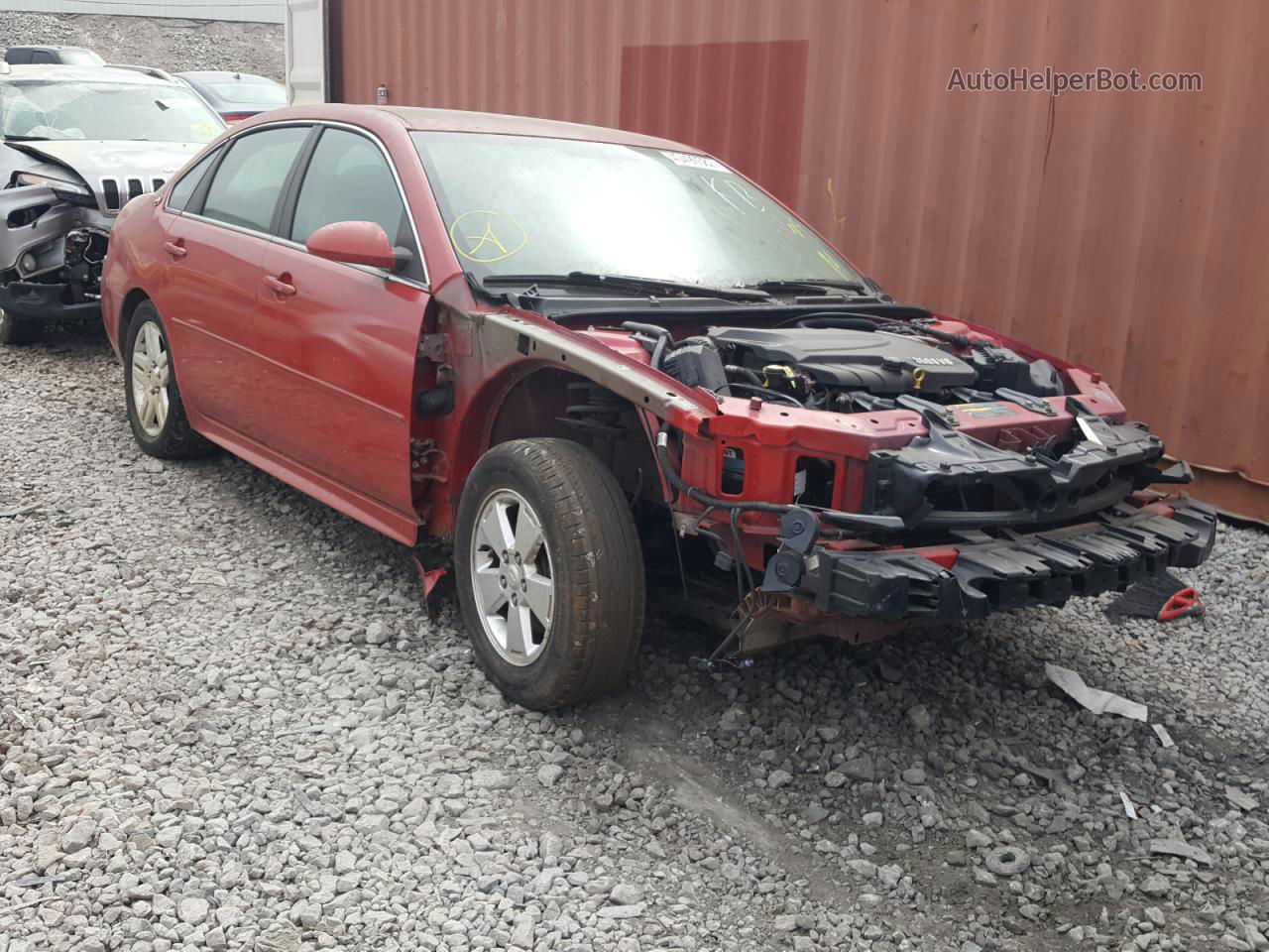 2009 Chevrolet Impala 1lt Red vin: 2G1WT57N191316792