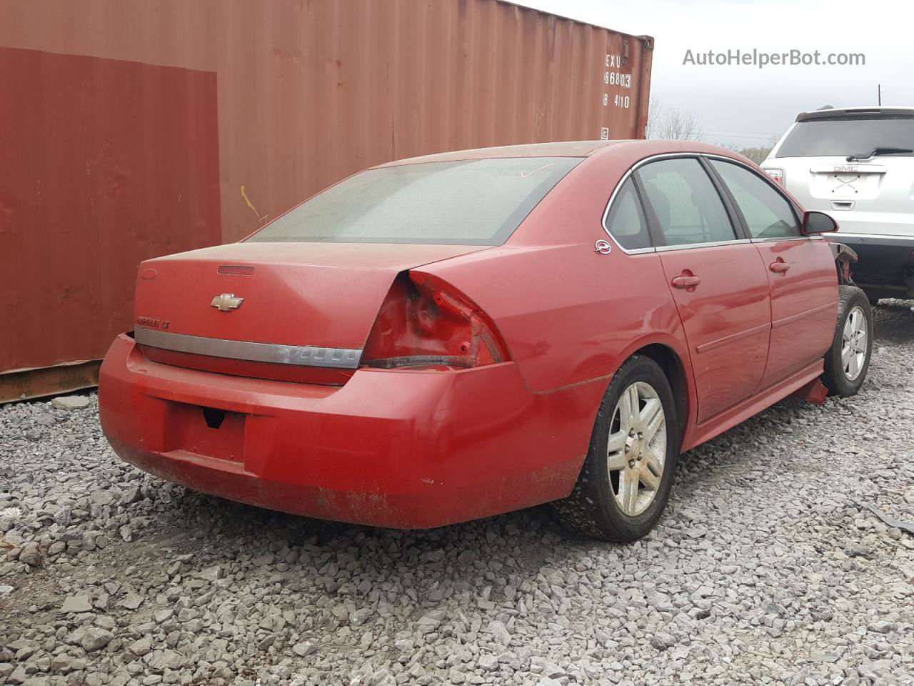 2009 Chevrolet Impala 1lt Red vin: 2G1WT57N191316792