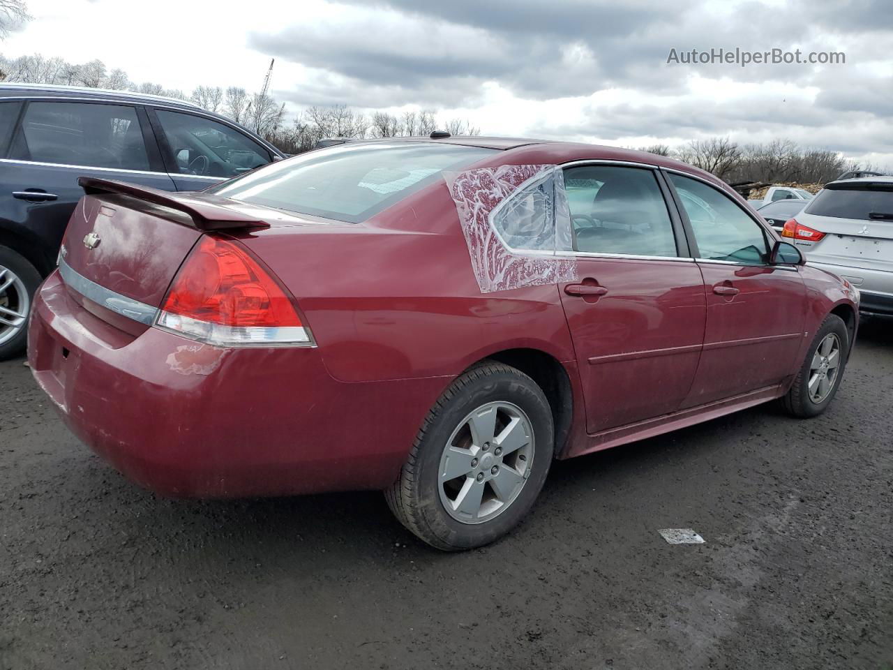 2009 Chevrolet Impala 1lt Red vin: 2G1WT57N291236658