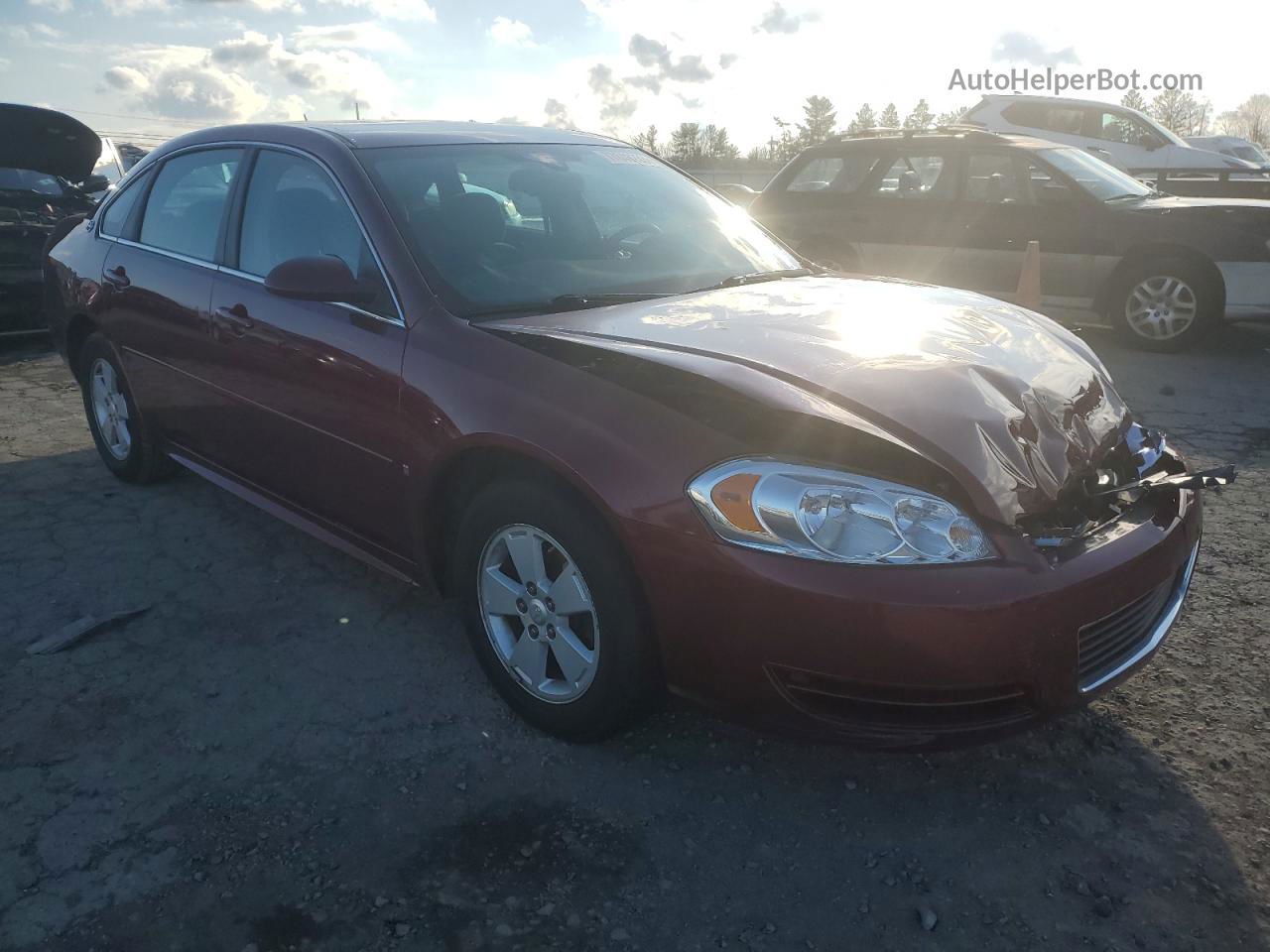 2009 Chevrolet Impala 1lt Темно-бордовый vin: 2G1WT57N291291062