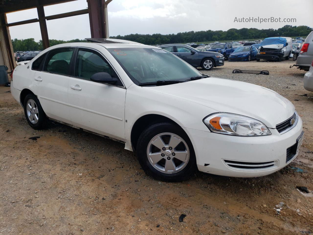 2009 Chevrolet Impala 1lt White vin: 2G1WT57N291304182