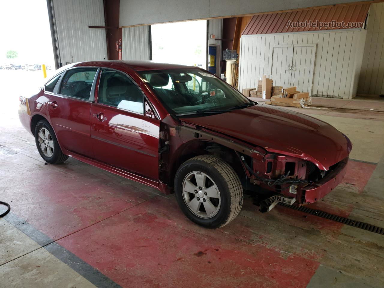 2009 Chevrolet Impala 1lt Red vin: 2G1WT57N291325145