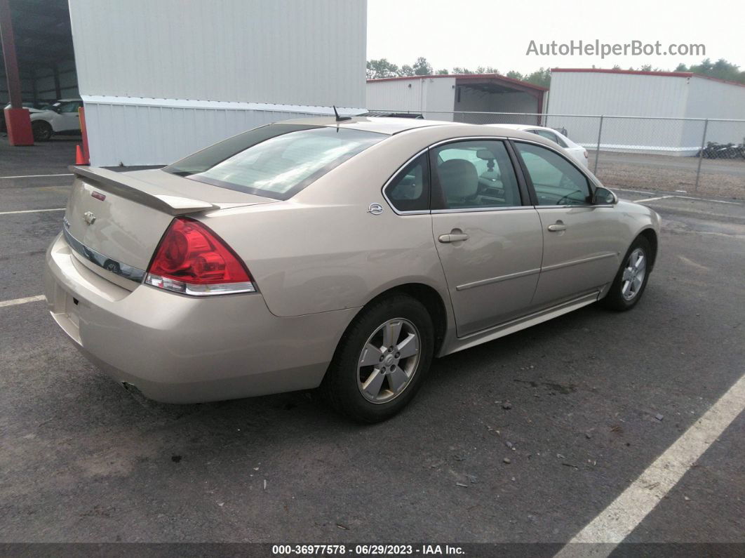 2009 Chevrolet Impala 3.5l Lt Tan vin: 2G1WT57N391101947