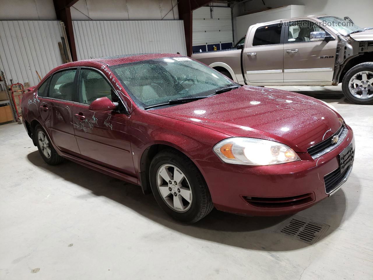 2009 Chevrolet Impala 1lt Maroon vin: 2G1WT57N491177628