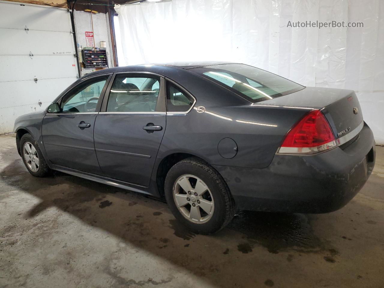 2009 Chevrolet Impala 1lt Blue vin: 2G1WT57N491199418