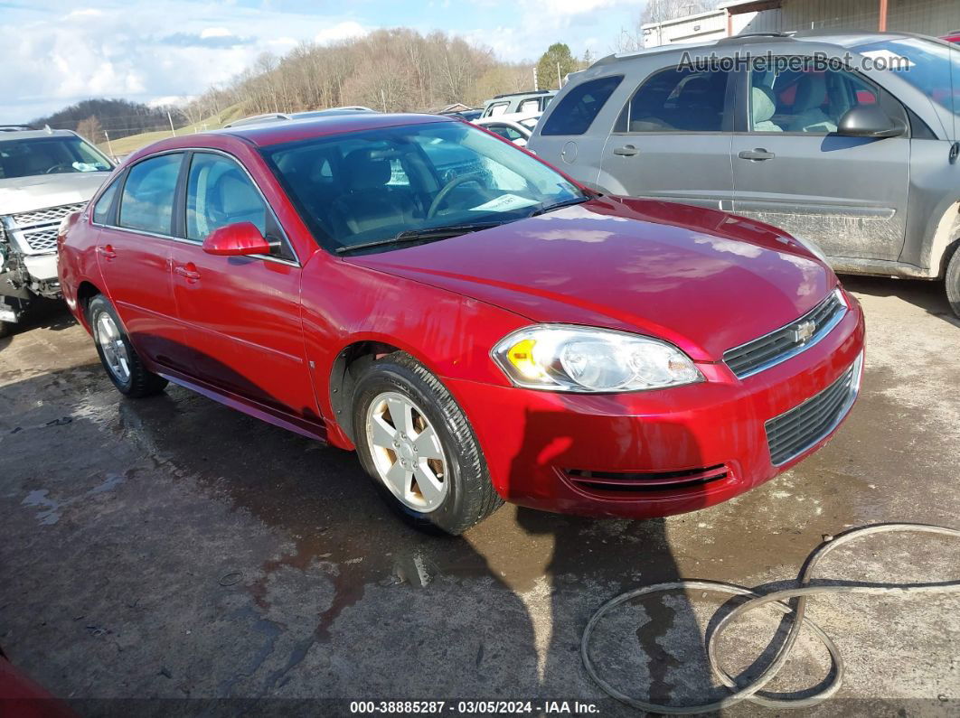 2009 Chevrolet Impala Lt Red vin: 2G1WT57N591185625