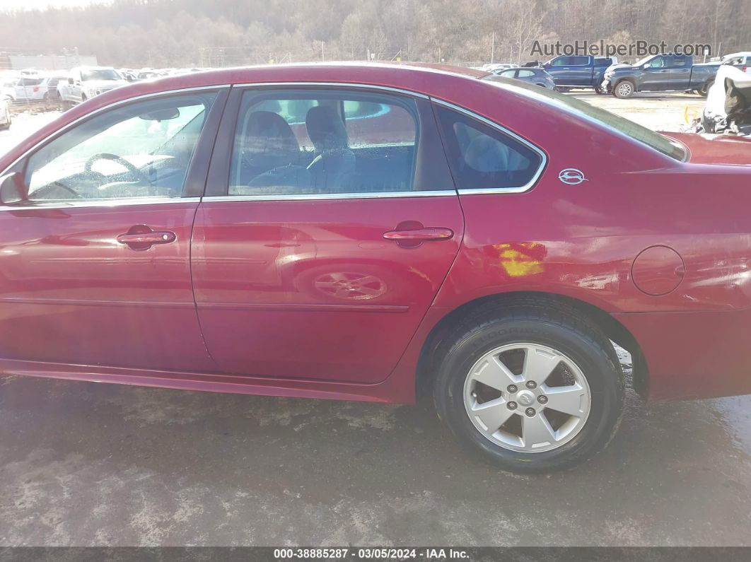 2009 Chevrolet Impala Lt Red vin: 2G1WT57N591185625