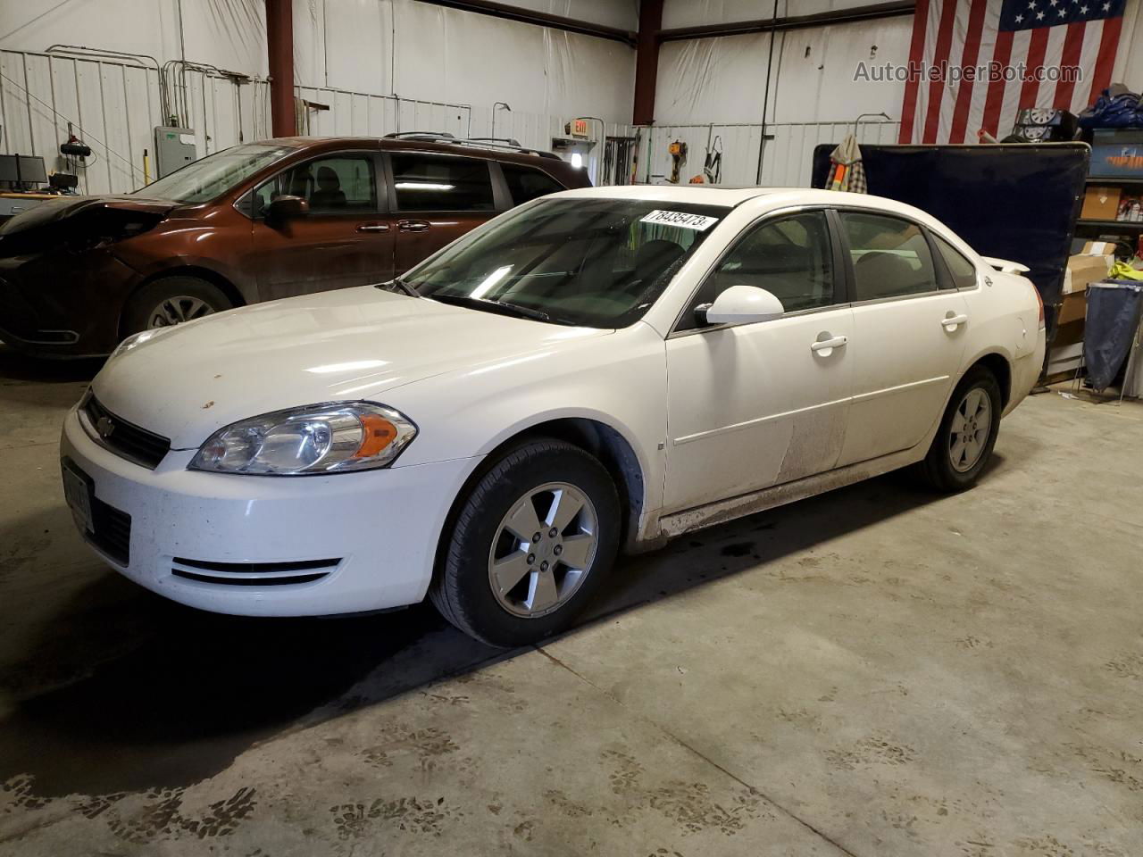 2009 Chevrolet Impala 1lt Белый vin: 2G1WT57N691168932