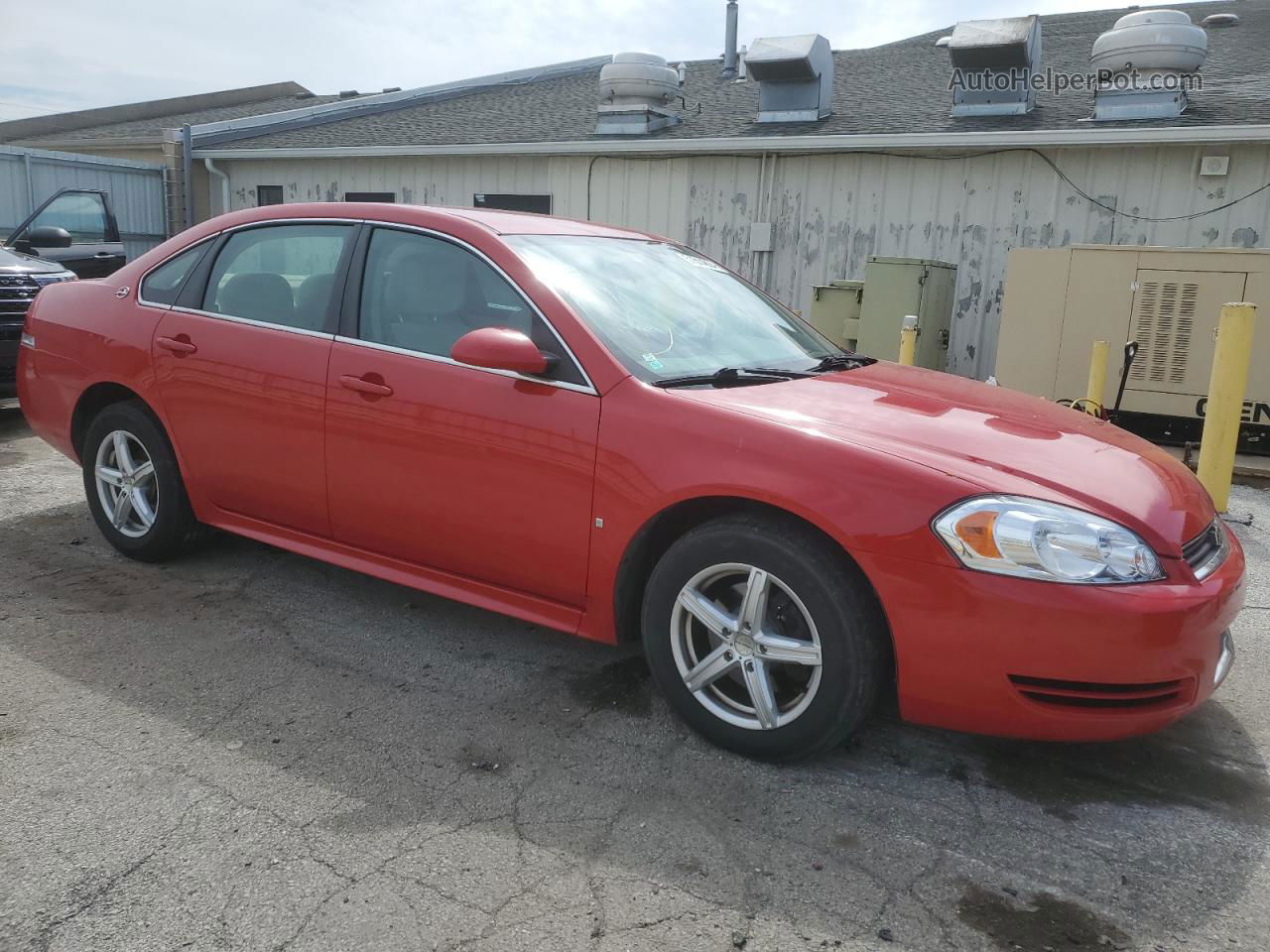 2009 Chevrolet Impala 1lt Red vin: 2G1WT57N691309109