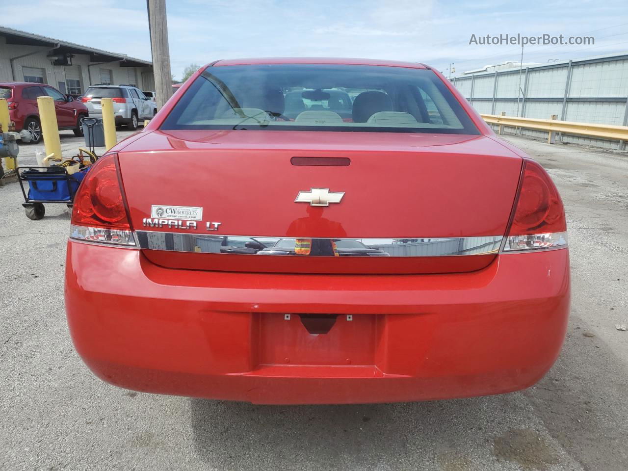 2009 Chevrolet Impala 1lt Красный vin: 2G1WT57N691309109