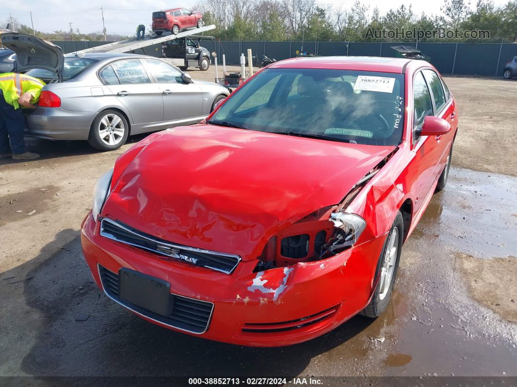 2009 Chevrolet Impala Lt Red vin: 2G1WT57N891165062