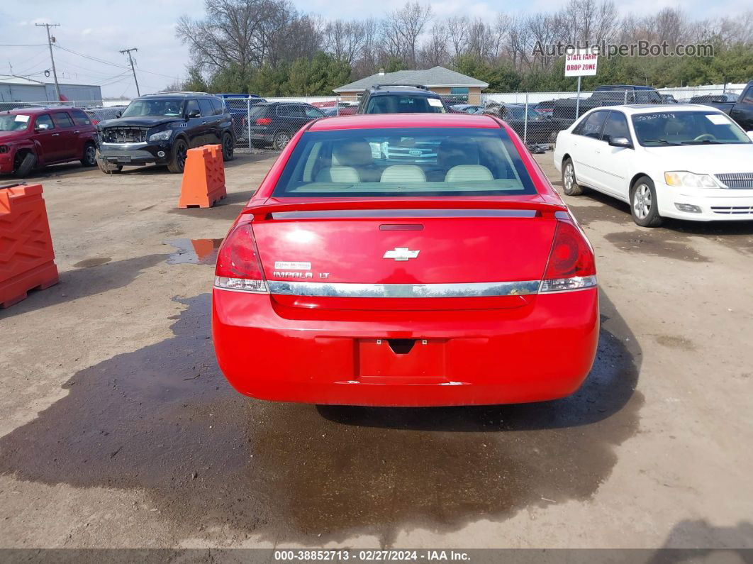 2009 Chevrolet Impala Lt Red vin: 2G1WT57N891165062