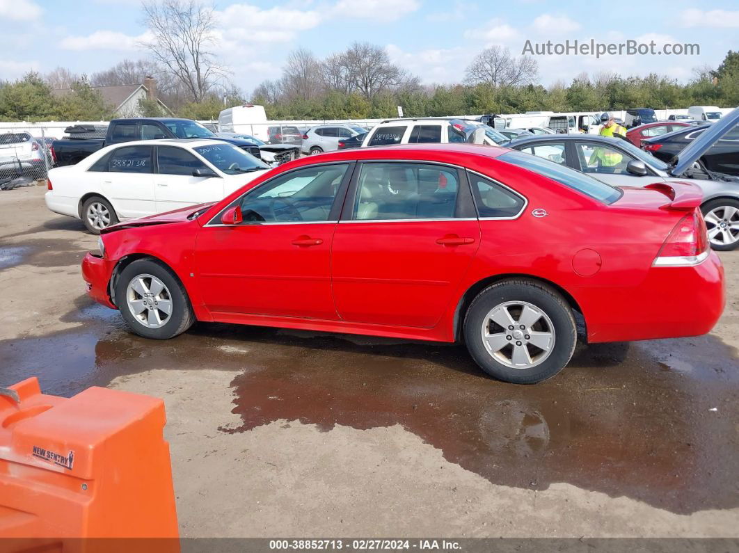 2009 Chevrolet Impala Lt Red vin: 2G1WT57N891165062