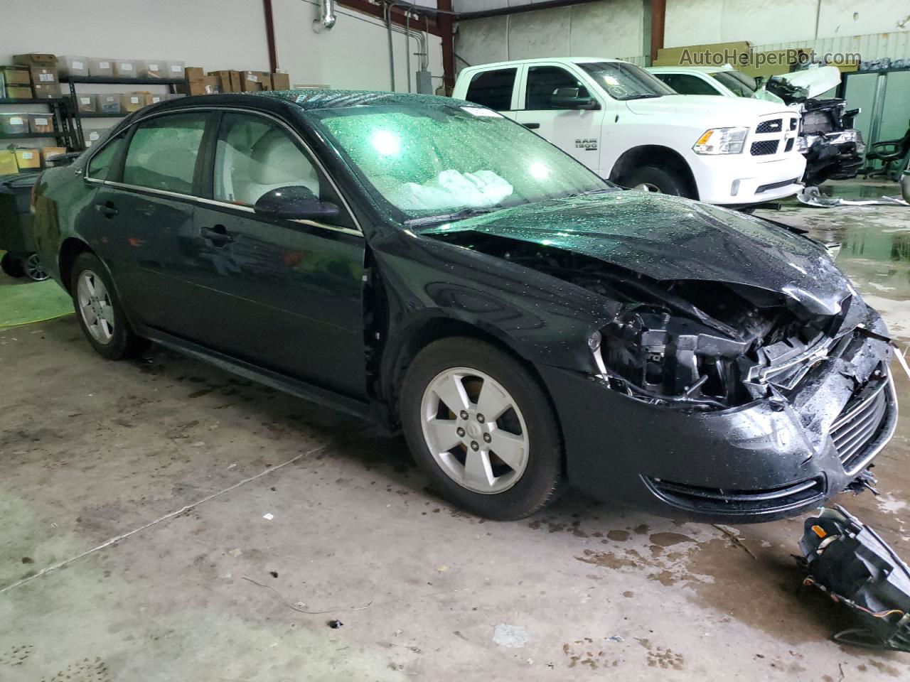 2009 Chevrolet Impala 1lt Black vin: 2G1WT57NX91165287