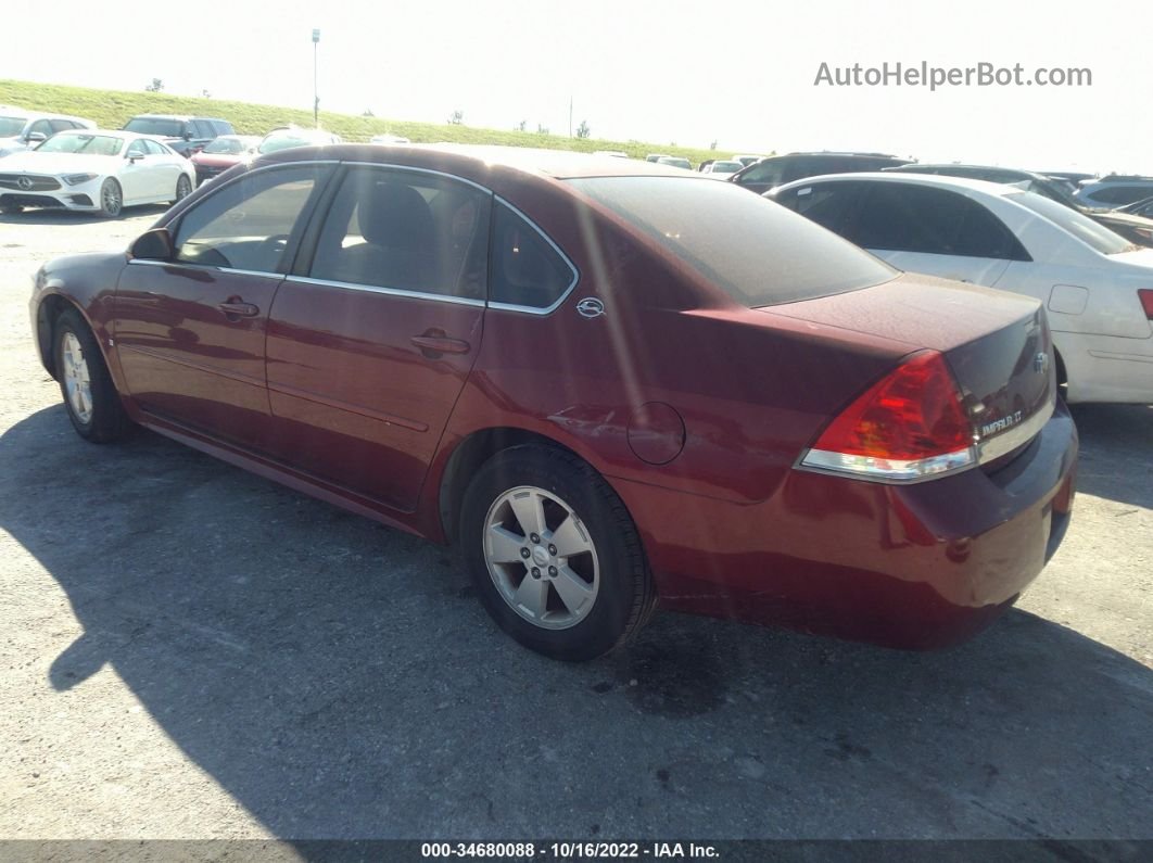 2009 Chevrolet Impala 3.5l Lt Red vin: 2G1WT57NX91295568