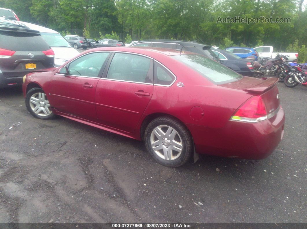 2009 Chevrolet Impala 3.5l Lt Red vin: 2G1WT57NX91321005