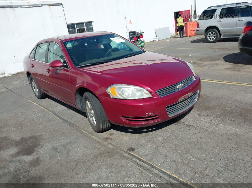 2006 Chevrolet Impala Lt Красный vin: 2G1WT58K069110736