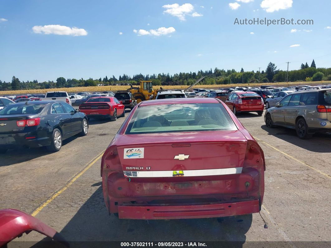 2006 Chevrolet Impala Lt Red vin: 2G1WT58K069110736