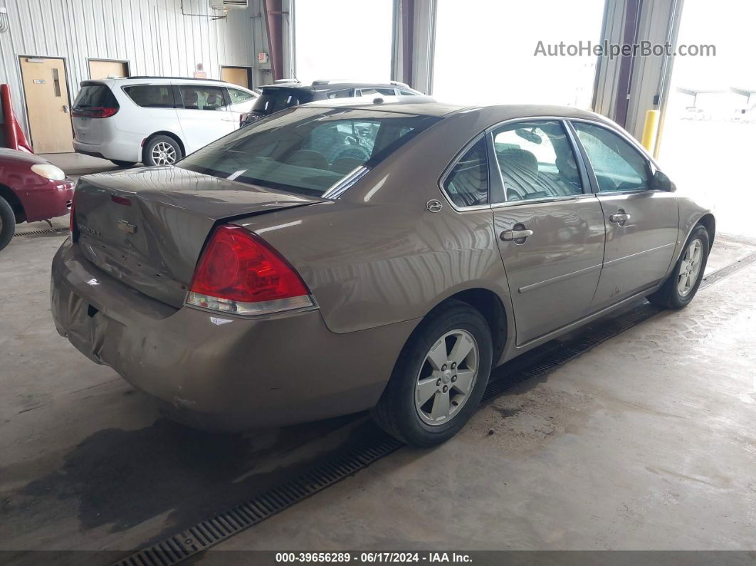 2006 Chevrolet Impala Lt Brown vin: 2G1WT58K069420403